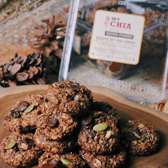 Healthy Oat Chia Cookies Toples Big Shopee Indonesia