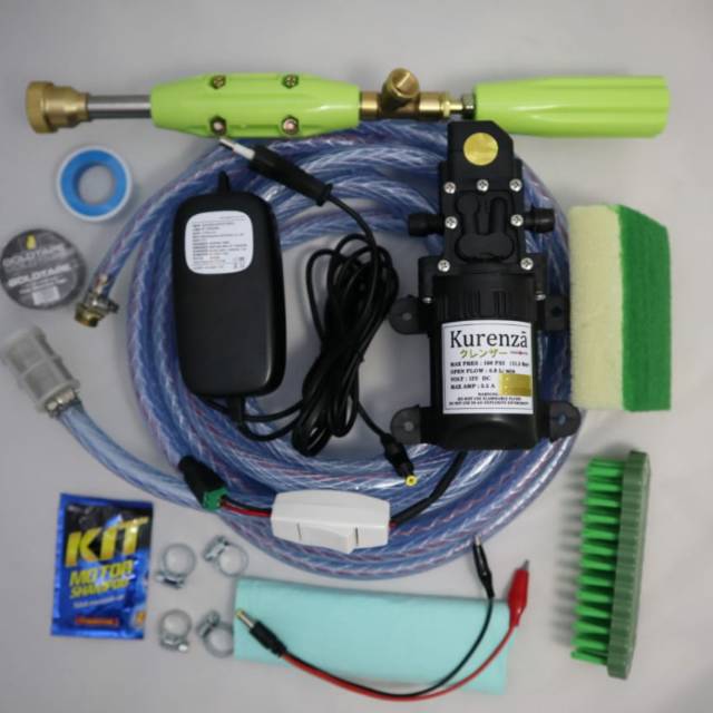 Alat Cuci Motor & Mobil & AC & Tanaman Pompa Air Mini DC 250PSI Portabel Best Seller