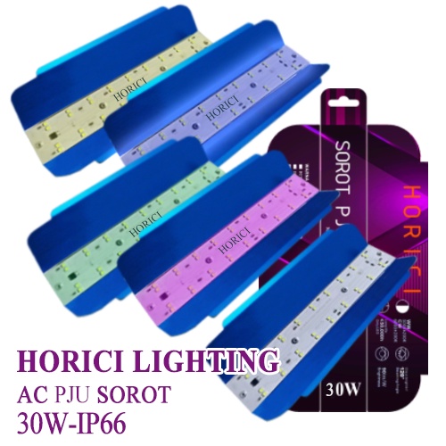 MEREK HORICI 220V 30W LAMPU PJU WARNA WARNI LAMPU JALAN PJU LED SOROT INDOOR DAN OUTDOOR