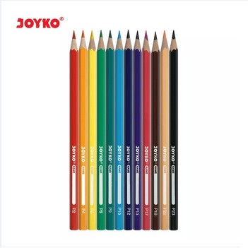 JOYKO Pensil Warna 12 Warna Pendek/12 Warna Panjang/24 Warna Panjang