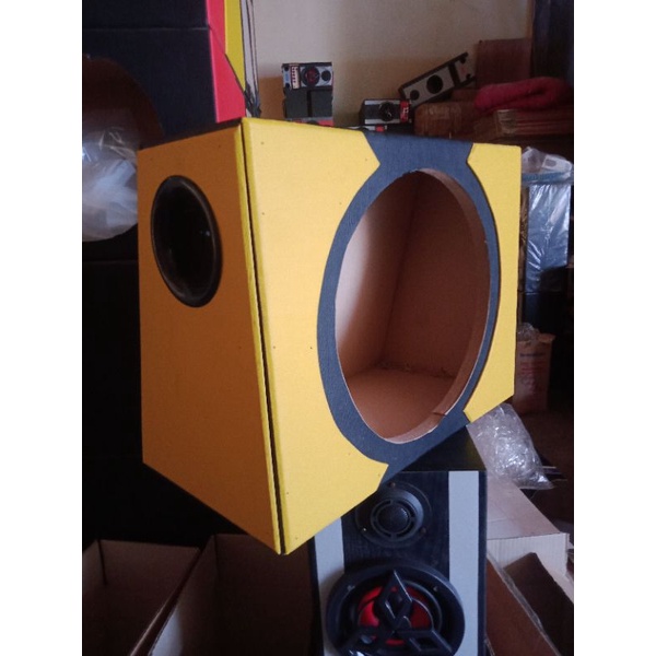 AUDIO MOBIL BOX SUBWOOFER CUSTOM 12 INCH FULL MDF KETEBALAN 20 MM