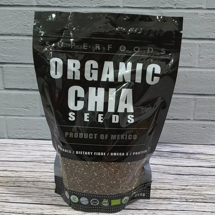 

Organic Black Chia Seed Mexico 460gr / Super Foods