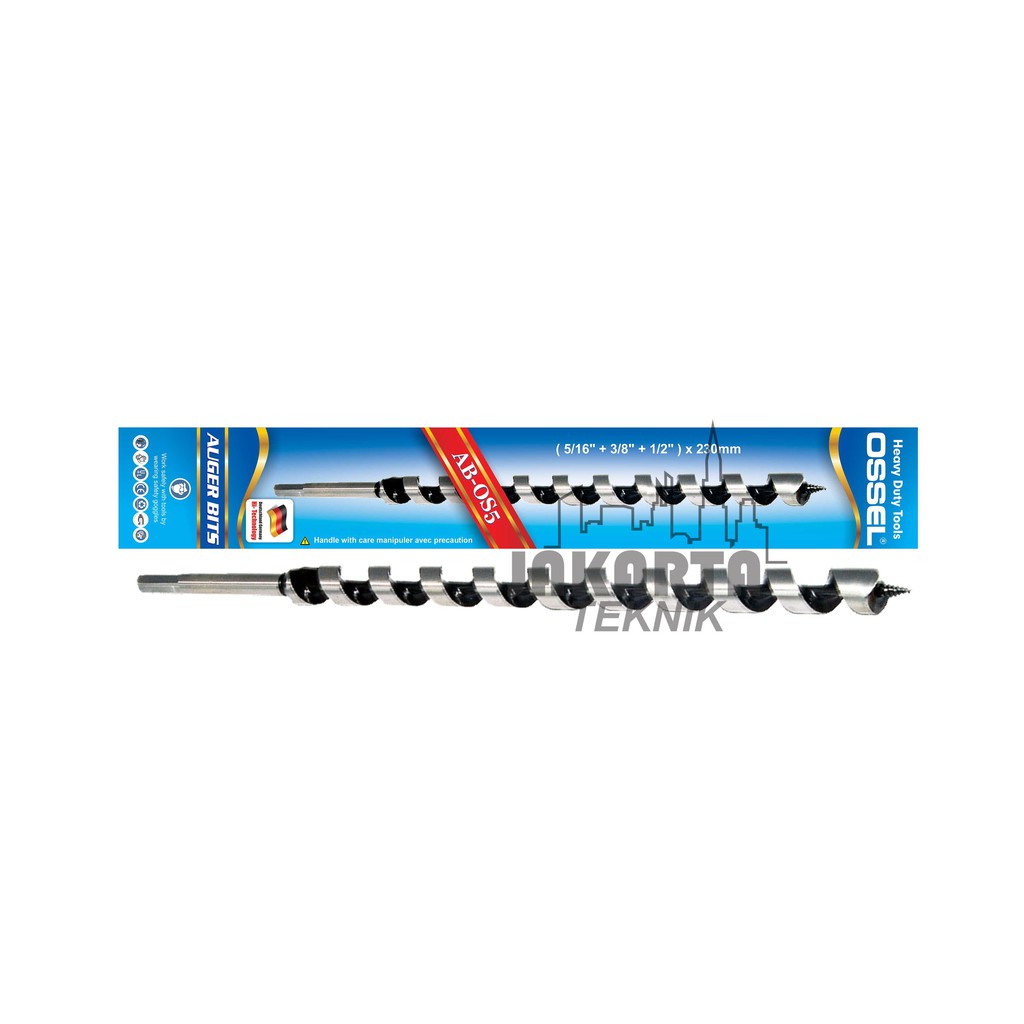 Auger Bit 5/16" x 230 MM OSSEL - AUGER BIT 5/16' X 230MM OSSEL