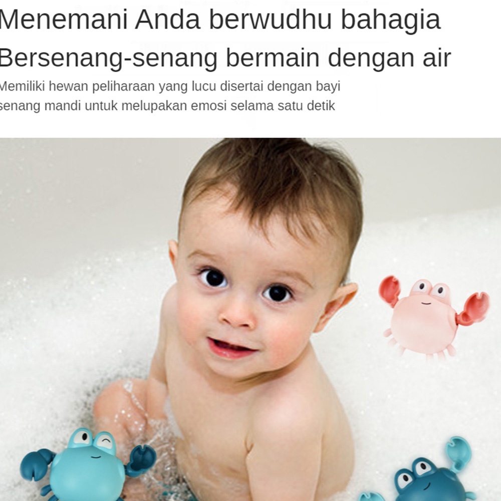 Lakoe Mainan Mandi Anak Bayi Kepiting Mainan Air Anak mandi bath toys-1
