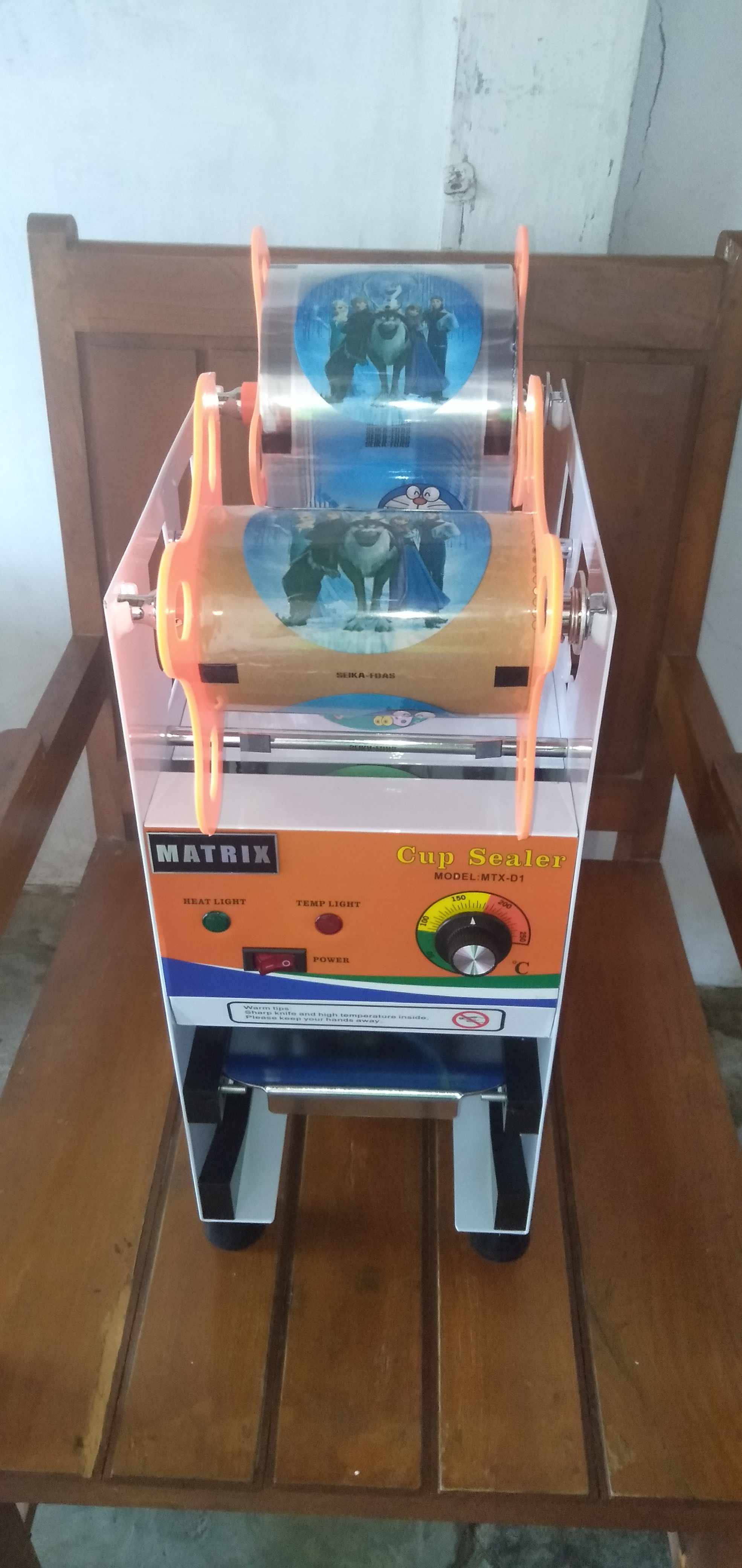 Mesin Cup Sealer Press Gelas Plastik Manual D1