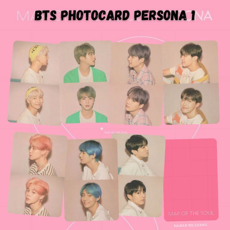 BTS PHOTOCARD LOVE YOURSELF PERSONA PC