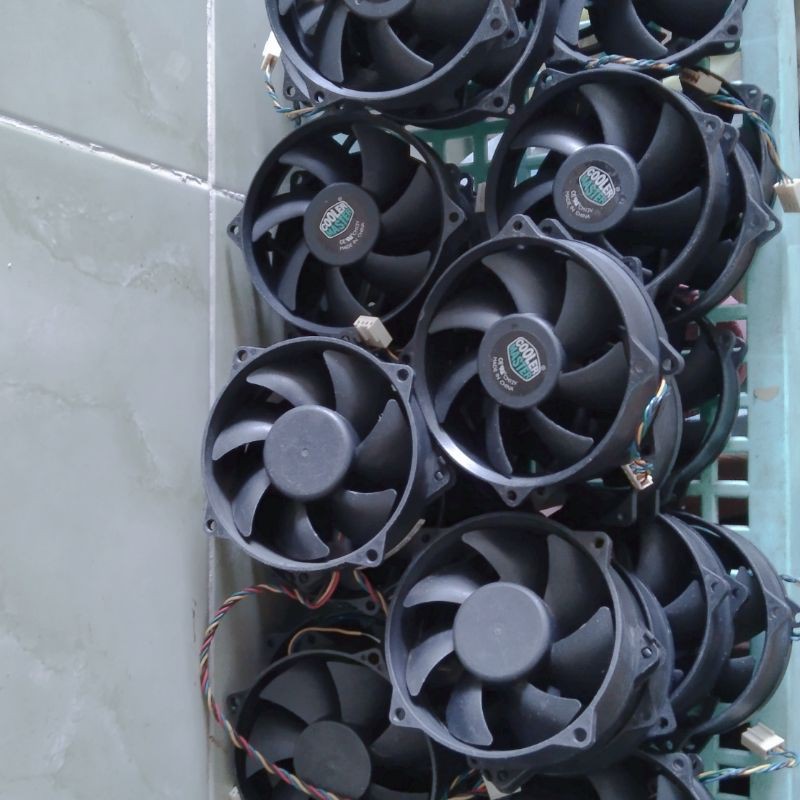 FAN 9,5CM COOLER MASTER MODEL : AFB0912VHDC.12V - 0,60A - 5G48 - 4PIN