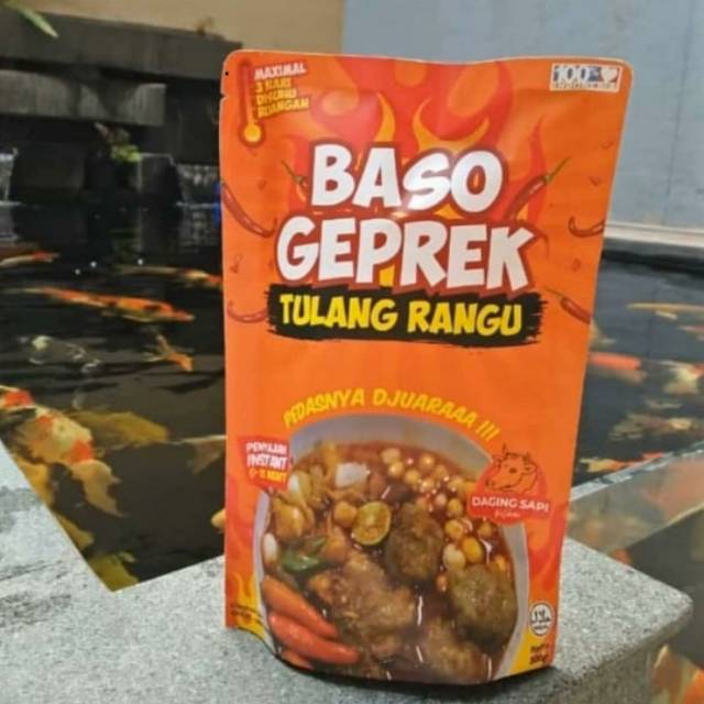 

Baso geprek tulang rangu