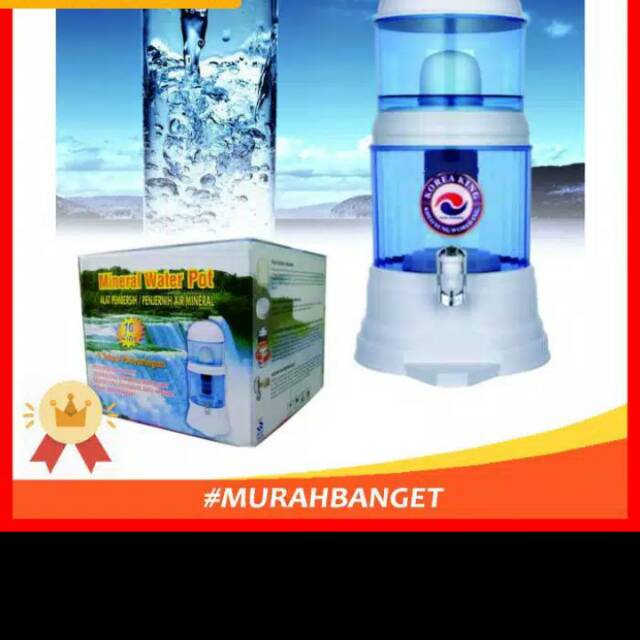 Mineral water pot / tempat minum