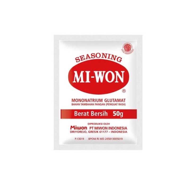 MIWON Mononatrium Glutamat 50 g | Micin Penyedap rasa