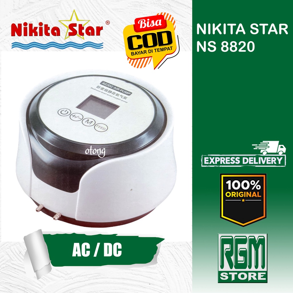 NIKITA STAR NS 8820 NS8820 AERATOR ACDC AC DC PORTABLE AIRPUMP