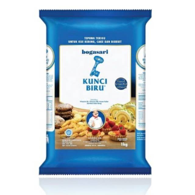 

Tepung Terigu Kunci Biru 1kg