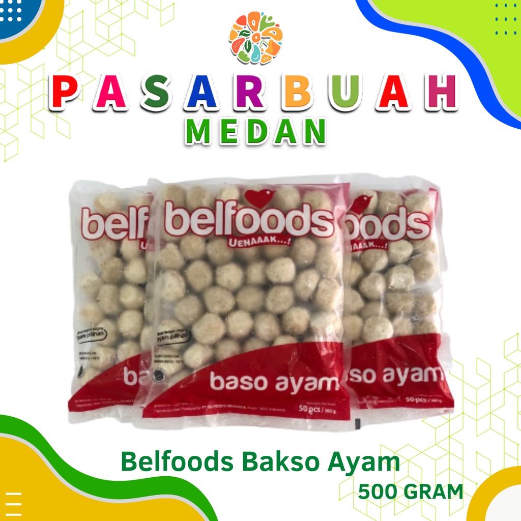 

Distributor Belfoods Bakso Ayam 500 Gram Pasar Buah Medan