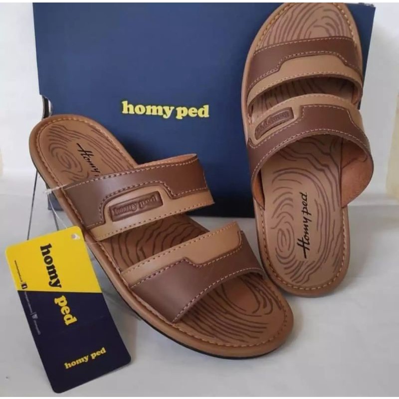 sandal slide homy ped samalona 02 coklat
