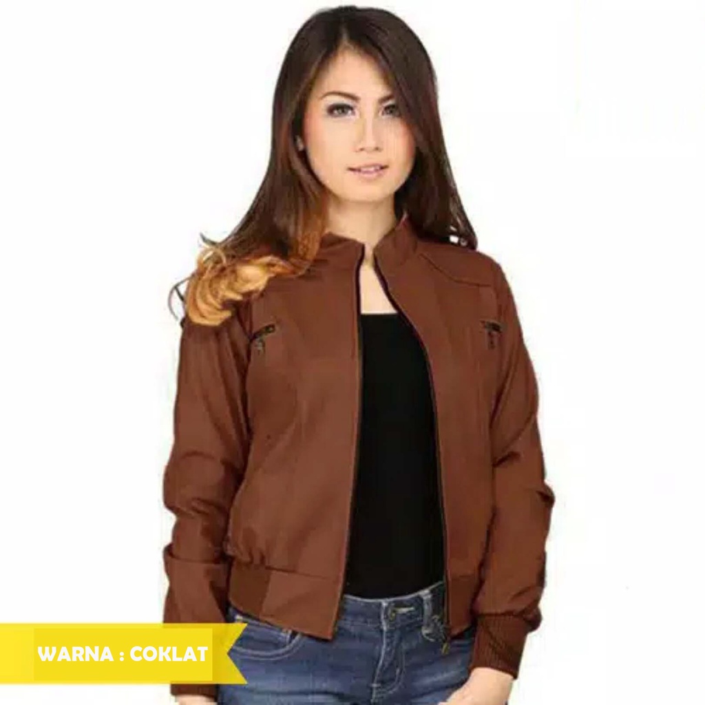 Jaket Kulit Sintetis Wanita Jaket Kulit KantoranJaket Kulit Motor Jaket Kulit Sintetis Jaket Kulit