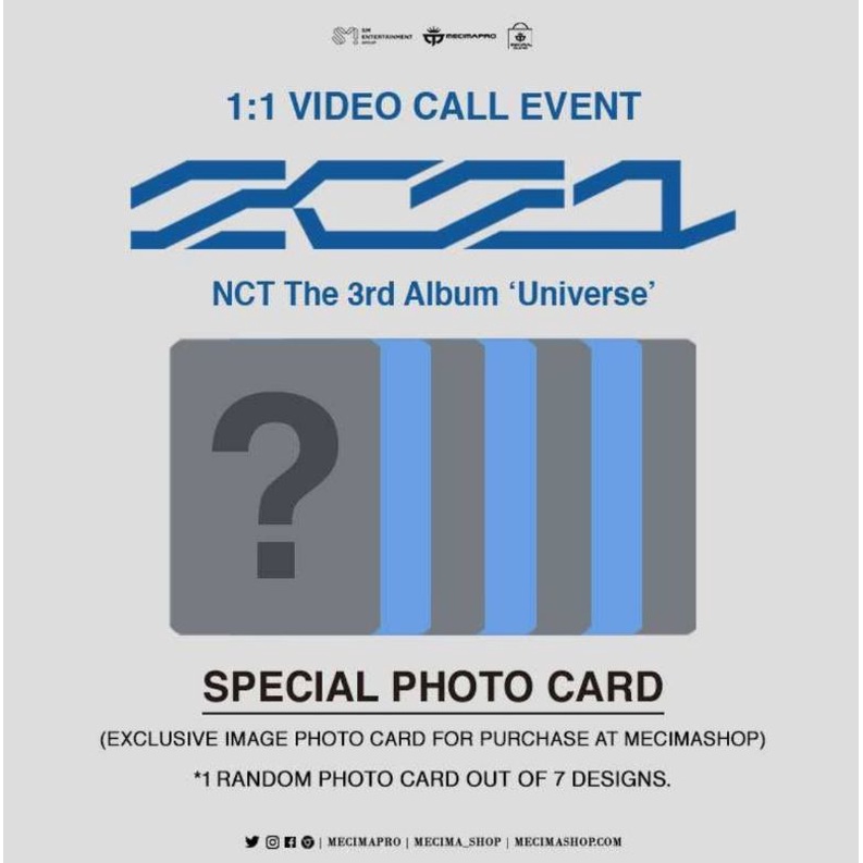 WTS NCT 2021 UNIVERSE × MECIMA (FANSIGN ALBUM) ALBUM+POB
