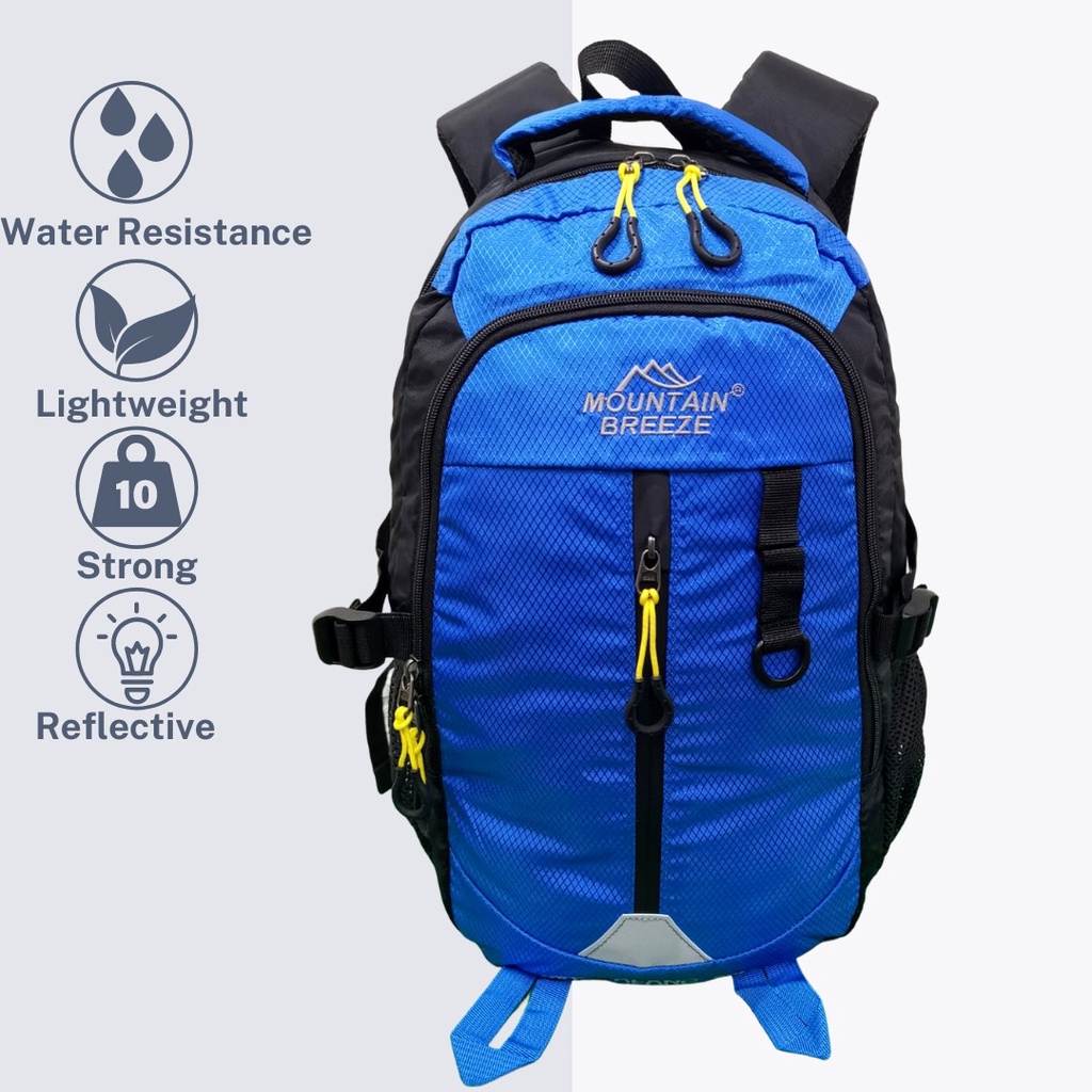 Tas Ransel Laptop HIGHLAND MOUNTAIN BREEZE SINGGALANG FREE Rain Cover 32L 990003 Tas Ransel Laptop Original Tas Pria