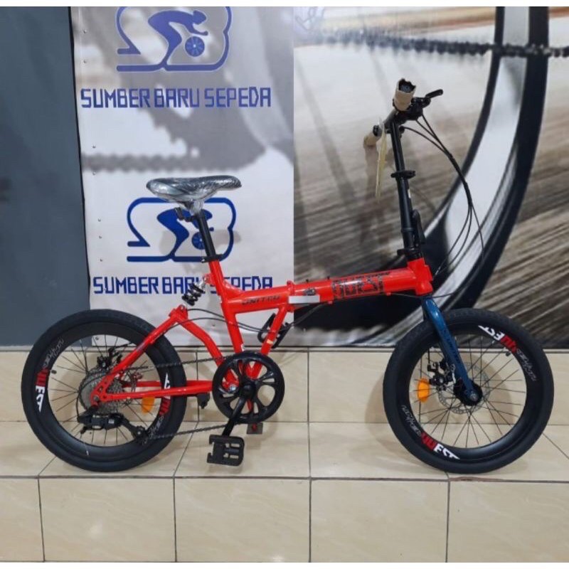 SEPEDA LIPAT UNITED QUEST C1-04 20 INCH FREE HOLDER