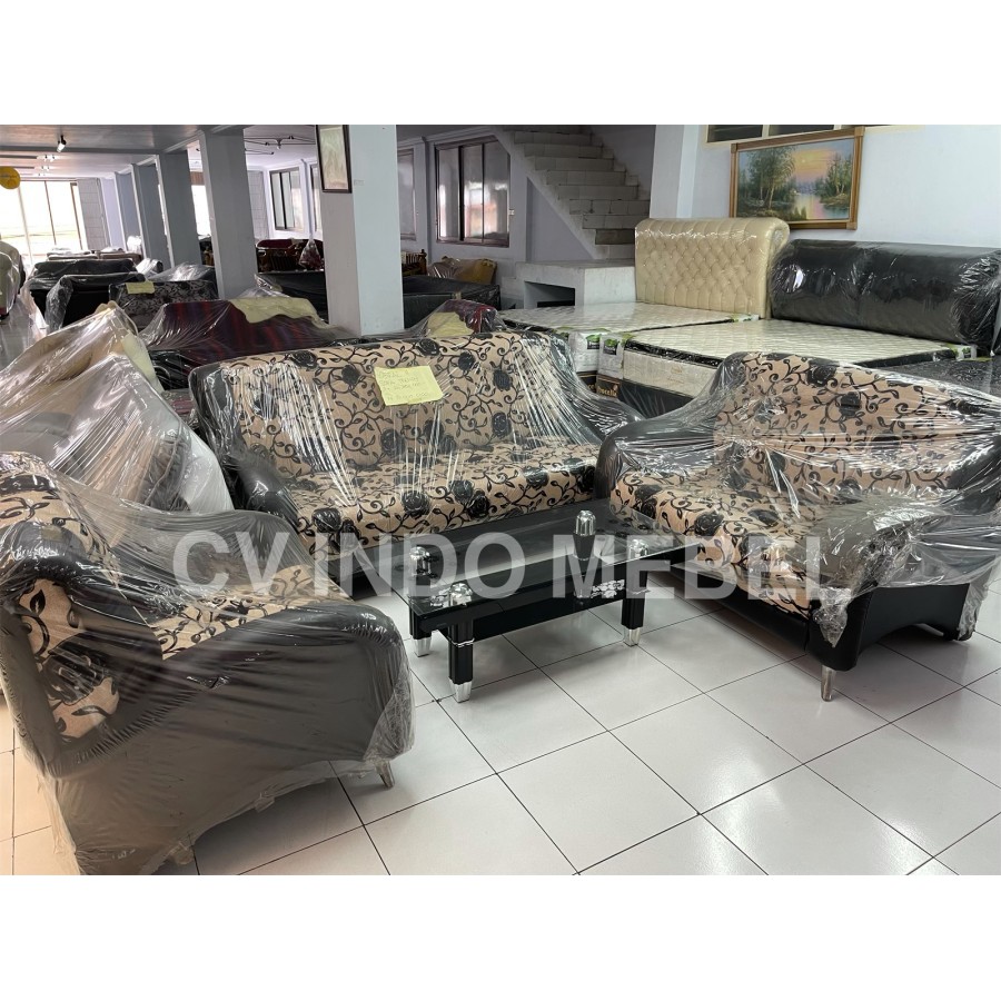 Kursi tamu minimalis sofa modern promo ready makassar murah