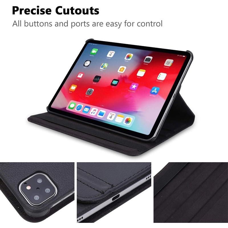 Case Ipad Pro11 Pro 11 2020 2021 2022 Sarung Rotary Leather Case Folio Flip Book Cover Rotary Casing Smart Buku standing Pelindung