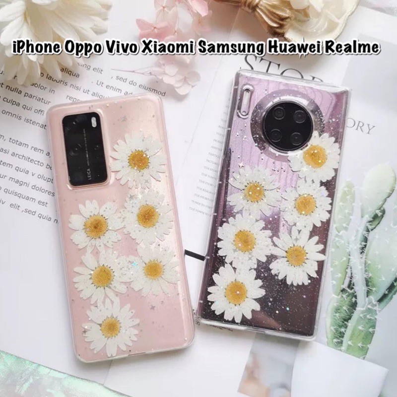 Daisy Dry Flower Cute Case Realme 9 Pro Plus 8 7 6 5 4 3 2 C31 C35 C11 C17 C15 C21 C25 C20 Gt Master Neo 2 8i Narzo 20 30a 50 X XT 5i 7i