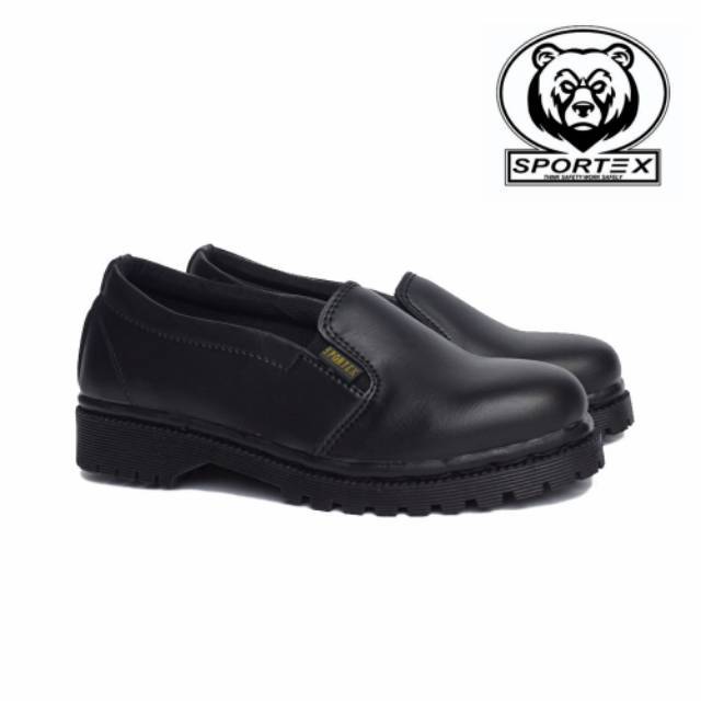 sepatu safety WANITA ujung besi type SLIP ON by sportex