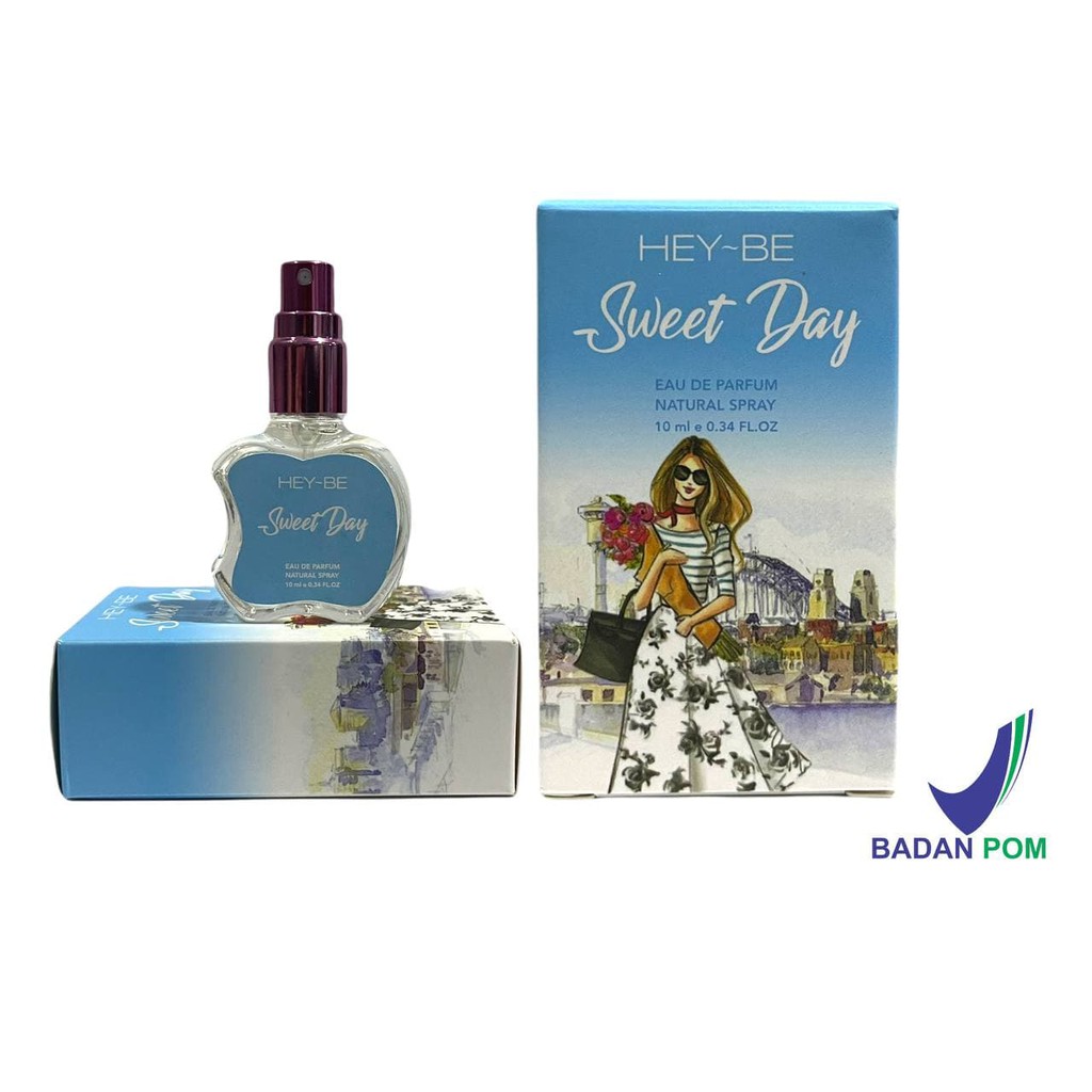 ASK PARFUM HEY-BE {BPOM} 10ML Eau de Perfum PARFUM NATURAL SPRAY e 0.34 FL.OZ EDP PERFUME WANITA WANGI TAHAN LAMA