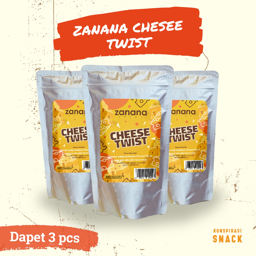 

Zanana Cheese Twist - 3 pcs