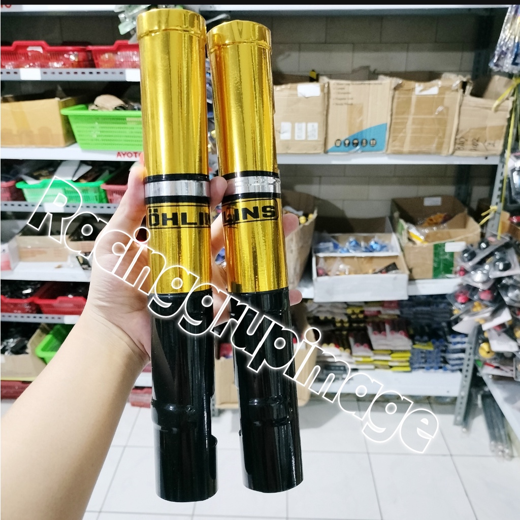 JALU AS PLUS COVER SHOCK DEPAN BEAT VARIO SCOOPY GENIO SPACY-Gold