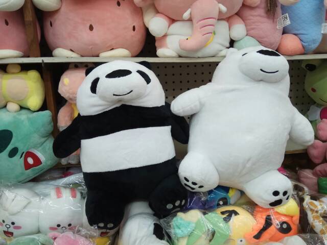 Boneka soft we bare bear 20cm 25cm 30cm panda teddy souvenir kado ultah