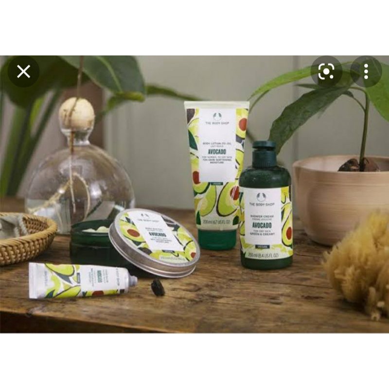 Jual The Body Shop Avocado Body Butter/Body Lotion/Body Scrub/Handcream