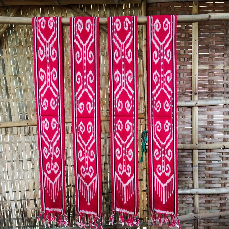 Syal Etnik Dayak Kalimantan-Sintang