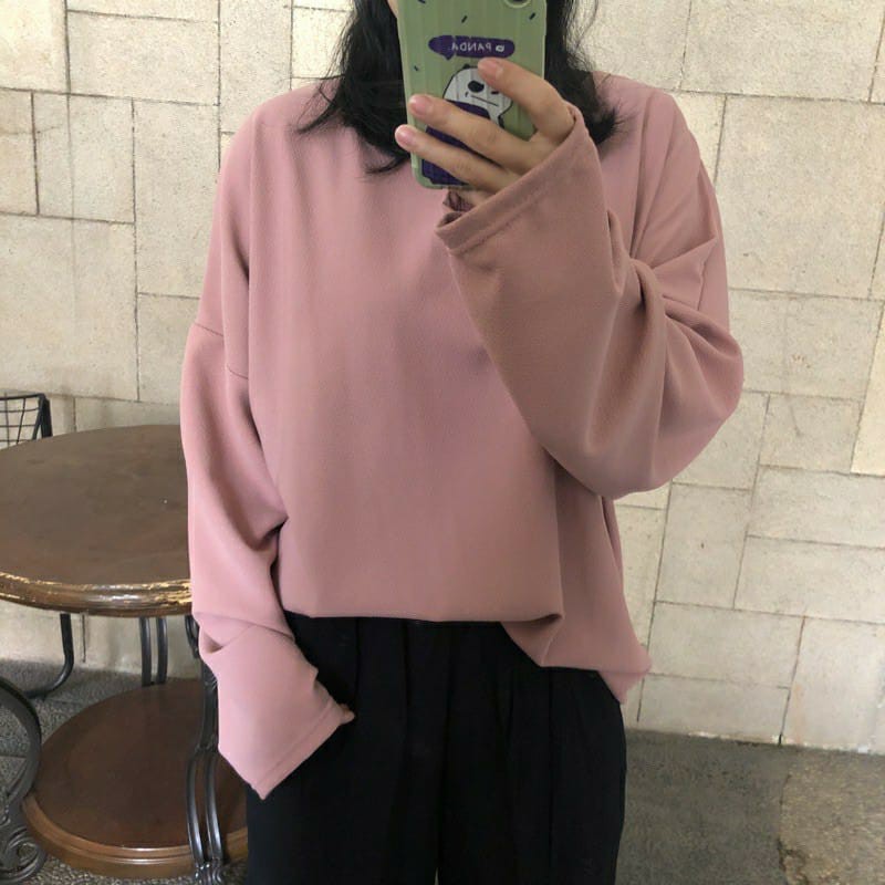 GFS LT LOOSE OVERSIZE BASIC LONGSLEEVE