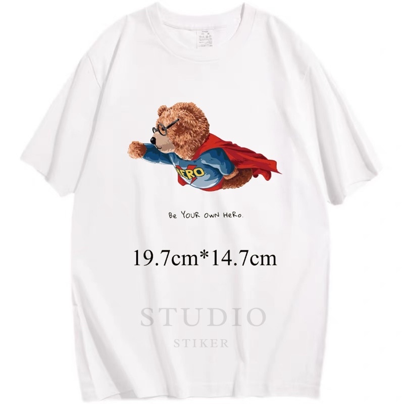 

StikerStudio - Sablon Kaos Stiker Setrika Bear Beruang Ted / Stiker Sablon DTF