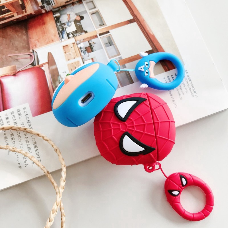 MARVEL Casing Case Pelindung Cover Belakang Bahan Silikon Untuk AirPods 1 2 3