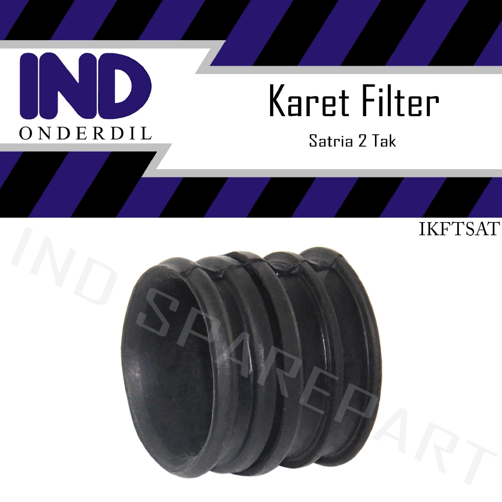 Karet Filter-Saringan Udara Karbu Satria 2 Tak Hiu-Kotak-Lumba-LSCM