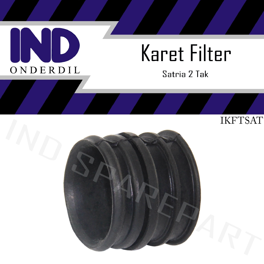 Karet Filter-Saringan Udara Karbu Satria 2 Tak Hiu-Kotak-Lumba-LSCM