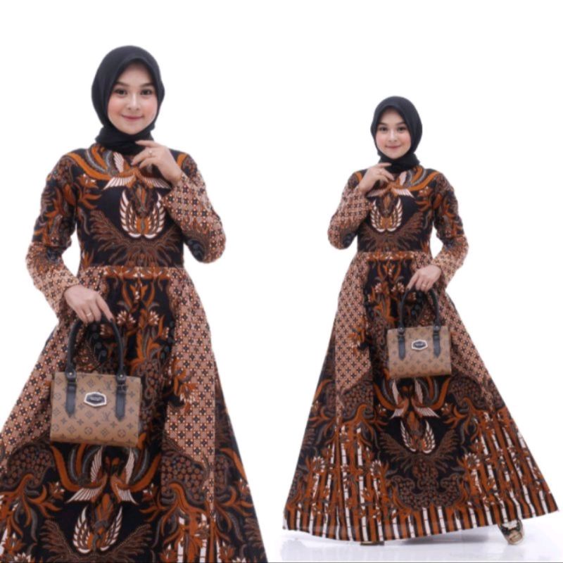 Gamis Batik Motif Modern