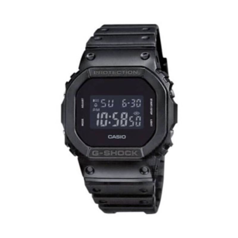 Casio G-Shock Type DW-5600BB-1DR Original / Casio Gshock DW 5600BB 1 Full Black / Jam Tangan Pria