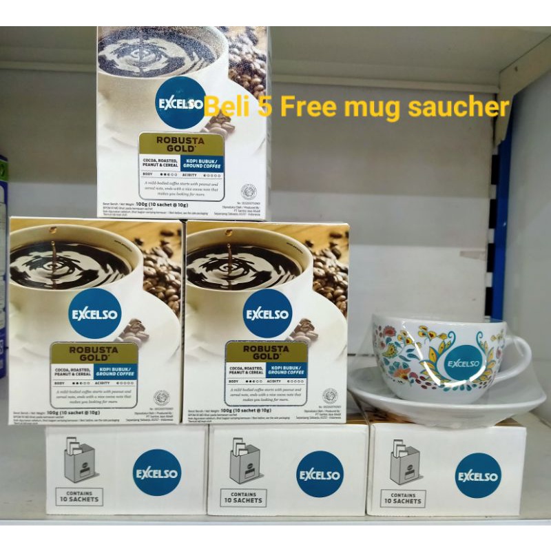 

Excelso robusta gold box 10x10gr