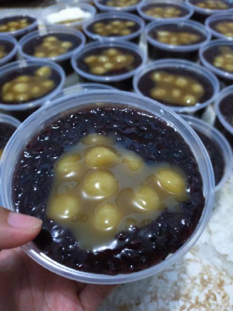 Bubur Cup Biji Salak Bubur Ketan Hitam Bubur Sumsum Takjil Shopee Indonesia