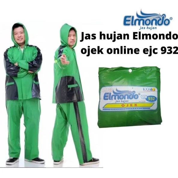 Jas Hujan Setelan Dewasa Jas Hujan Ojek Ojol Jas Hujan Hijau Ojek Online Elmondo 932