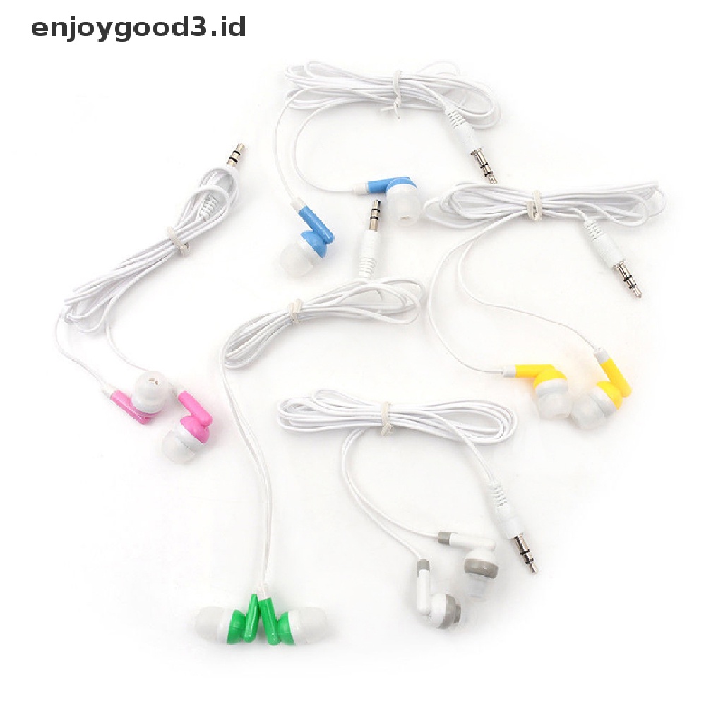 (Rready Stock) Earphone In ear Stereo Dengan Kabel Dan Mic (ID)