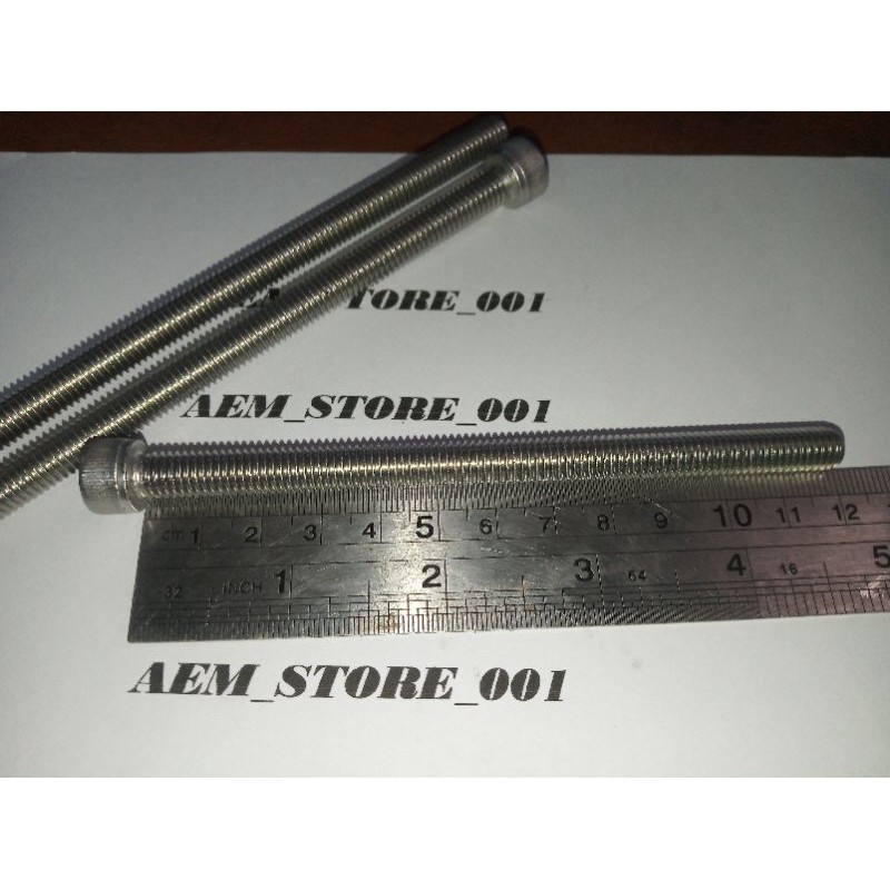 baut L M8 X 120 (12cm) stainless 304 THE A2-70 l