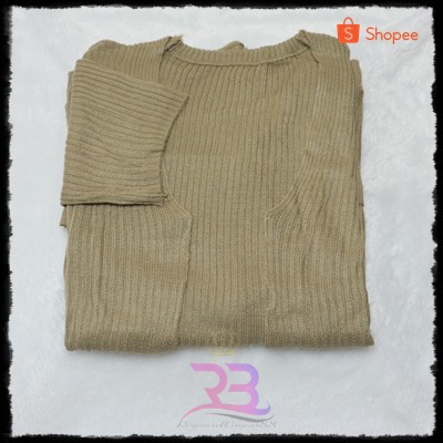 Cardigan Rajut || OVERSIZE CARDY || LOOCY BOXY-mocca