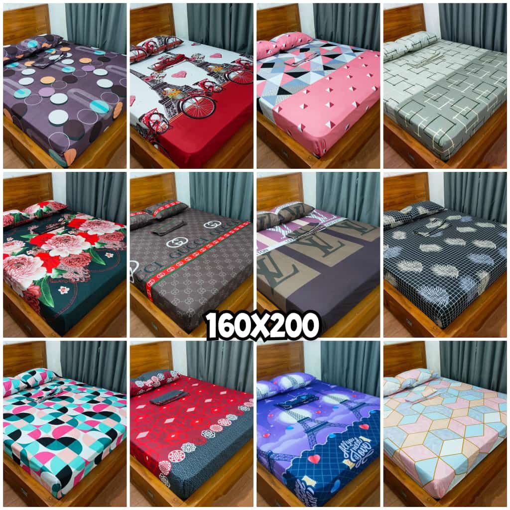 Sprei Home Made 160x200 Katun Random Halus Rapi Adem Tidak Luntur