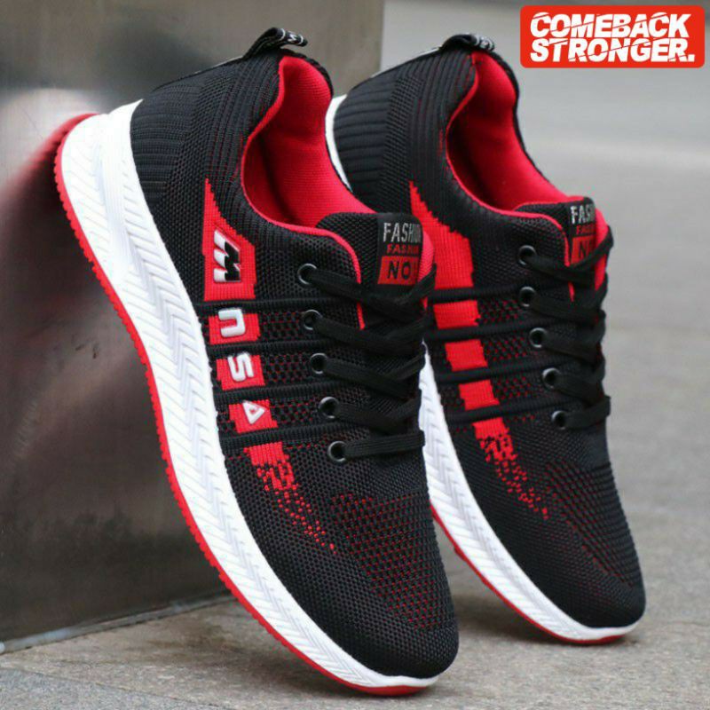 sepatu pria fashion sportr sneakers joging running terbaru