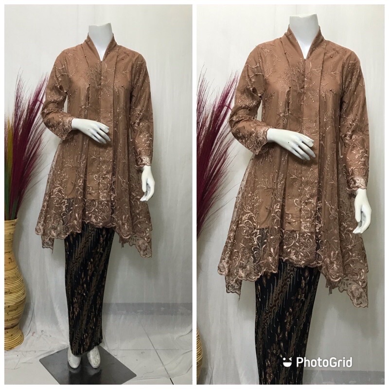 SALE-Kebaya Kartini Floy Kebaya Kartini Modern Kebaya Kartini Busui Kartini Pesta Keaya Wisuda-Milo
