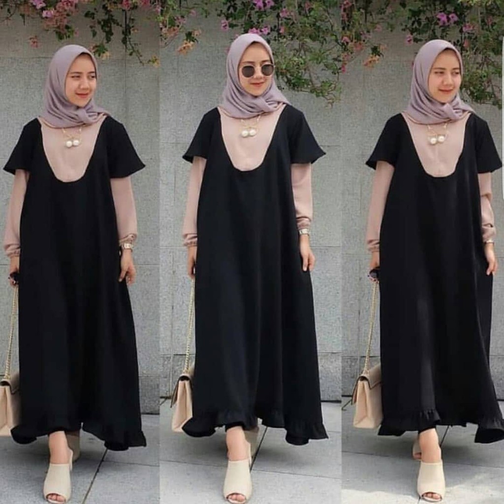 Dress Muslim Wanita  Amanda maxi murah