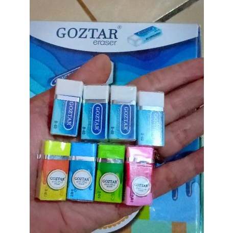 

(A2H8) (490gr) 1pak/ 40pcs Penghapus setip eraser pensil goztar //Super@cepat